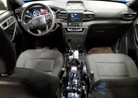 2021 Ford Explorer Police Interceptor из США, поврежденный, VIN 1FM5K8AW2MNA19140